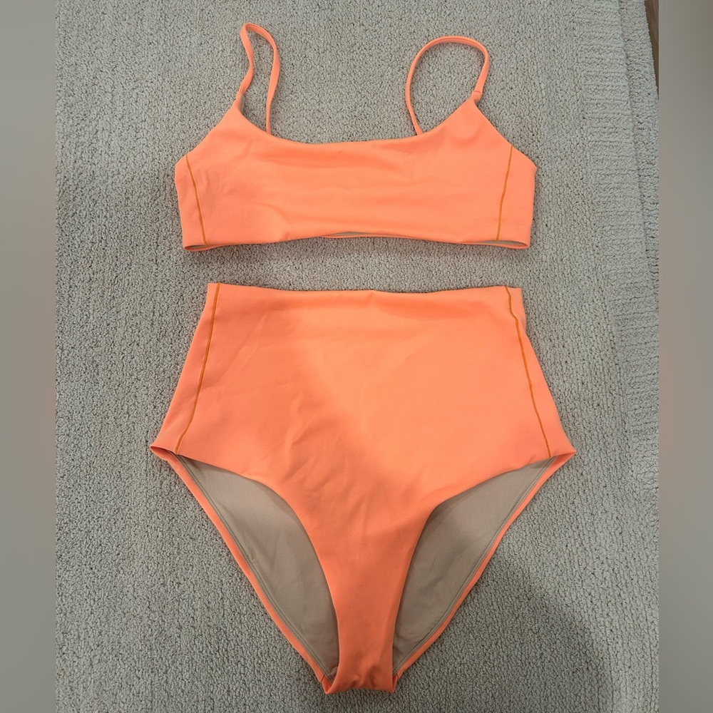 Left On Friday Orange Bikini set